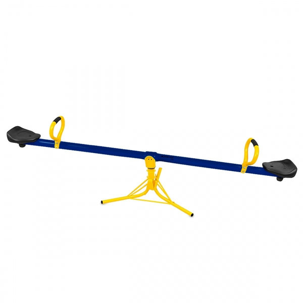 Dondolo per bambini | Rotazione a 360° | 2 posti | 200 x 66 x 35 cm | Presa comoda | Sicuro | Mobifun | Mobiclinic