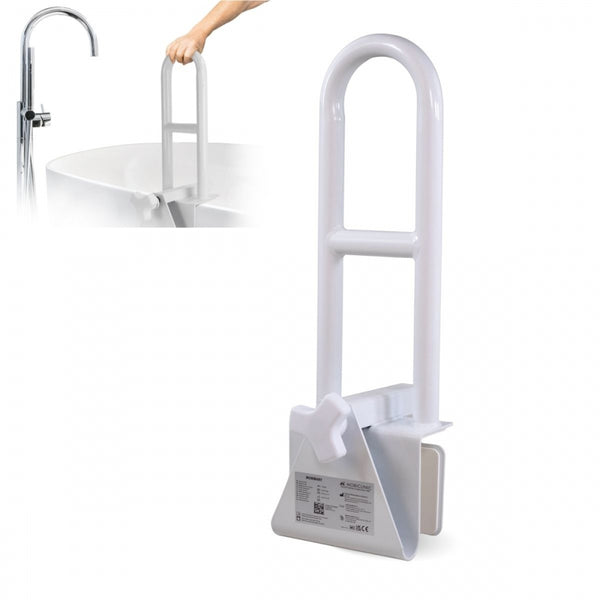 Maniglia di accesso alla vasca | Bordi lisci (4,5 - 13,5 cm) | Max. 100 kg | Uso clinico e domestico | MobiBary | Mobiclinic